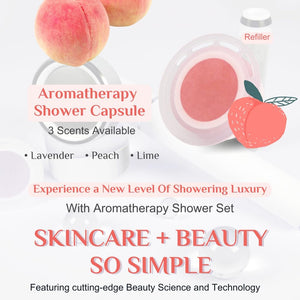 Uniquan Aromatherapy Shower Set - Peach