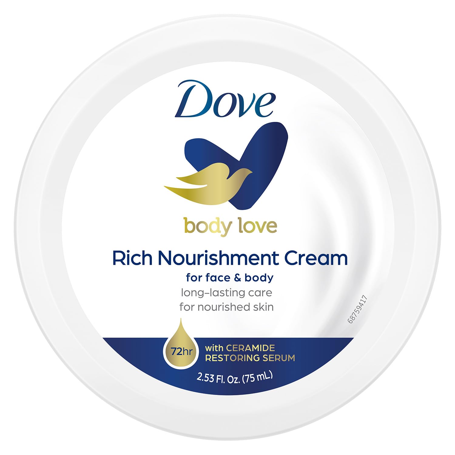 Dove Body Love For Face & Body Rich Nourishment Cream 75ml