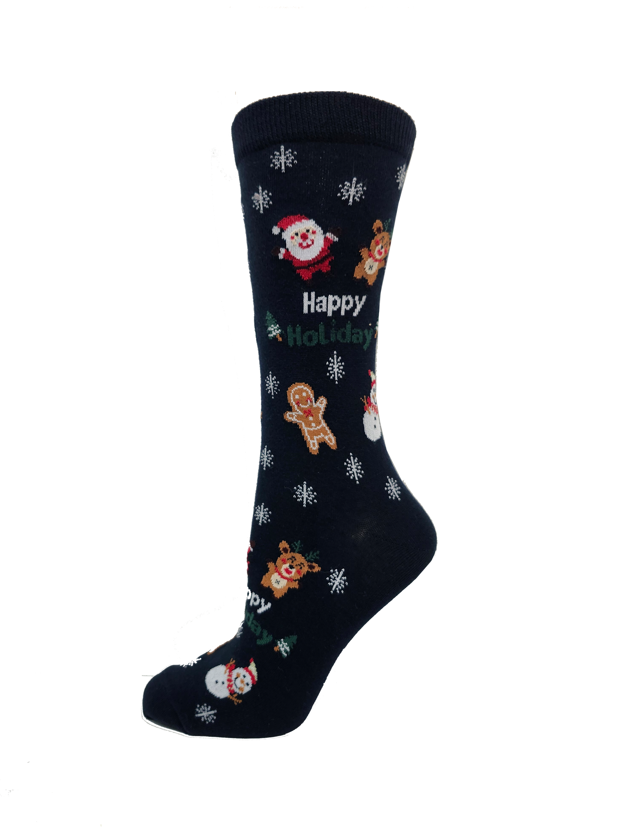 Ladies Key Happy Holiday Navy