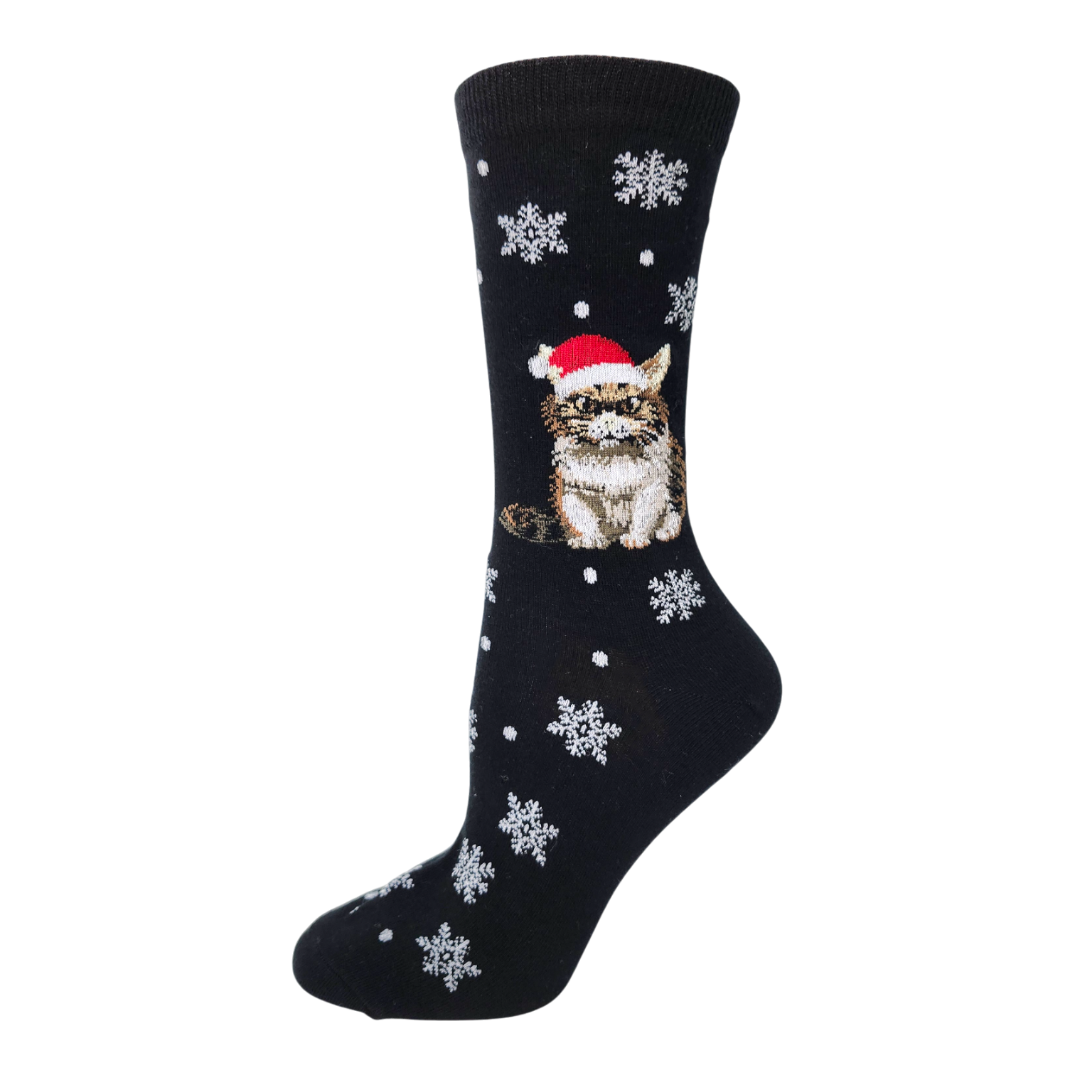Ladies Key Angry Cat Santa