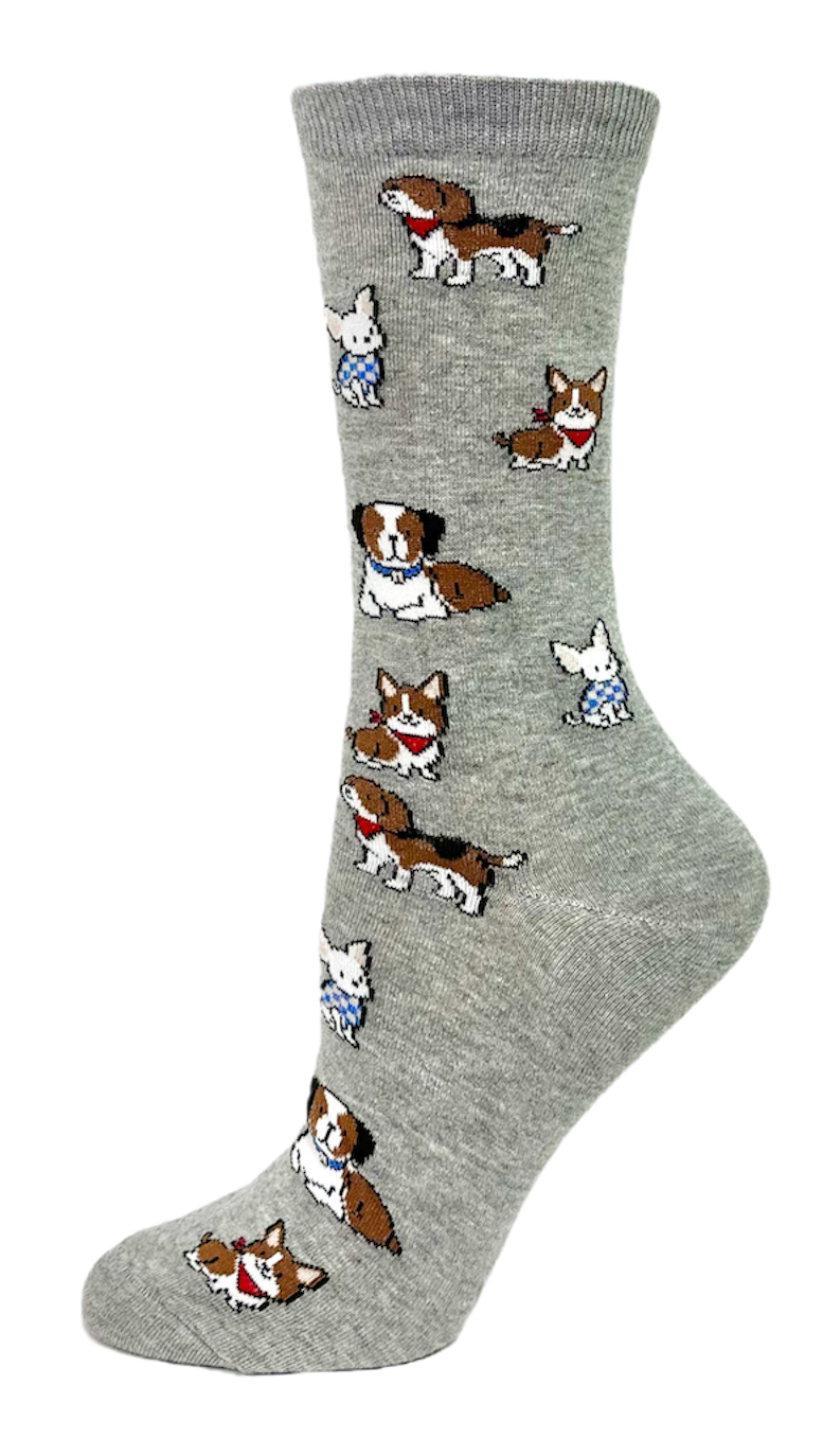 Ladies Key Dogs Grey