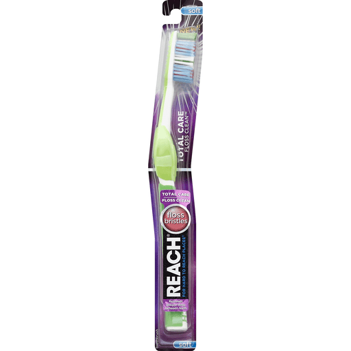 Reach Total Care Floss Clean Soft Toothbrush
