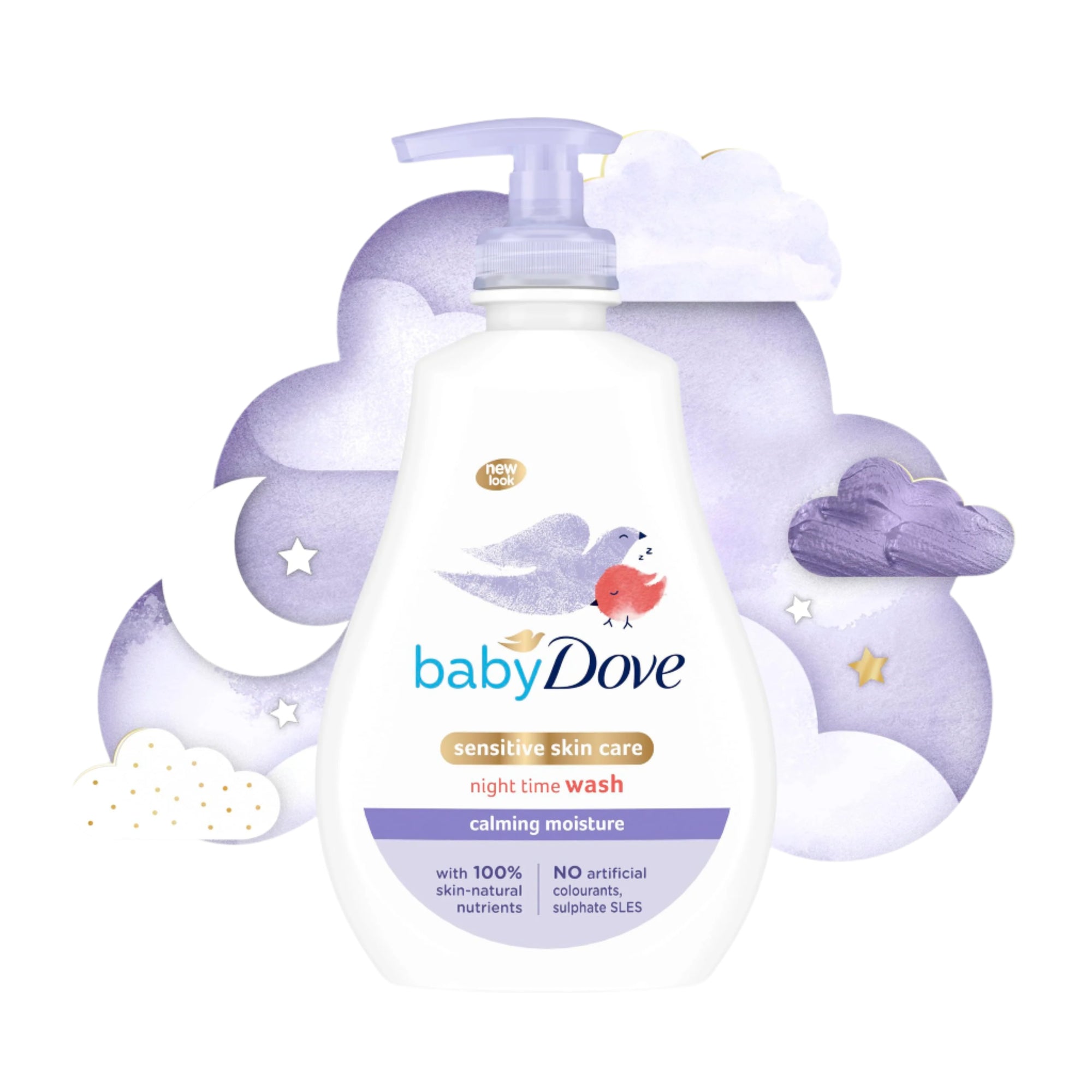 Dove Baby Sensitive Skin Care Night Time Wash 400ml