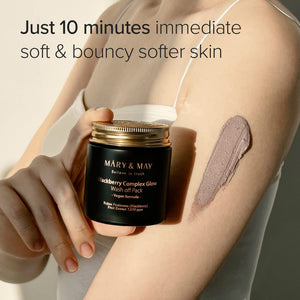 Mary&May Blackberry Complex Glow Wash Off Pack (30g/125g)