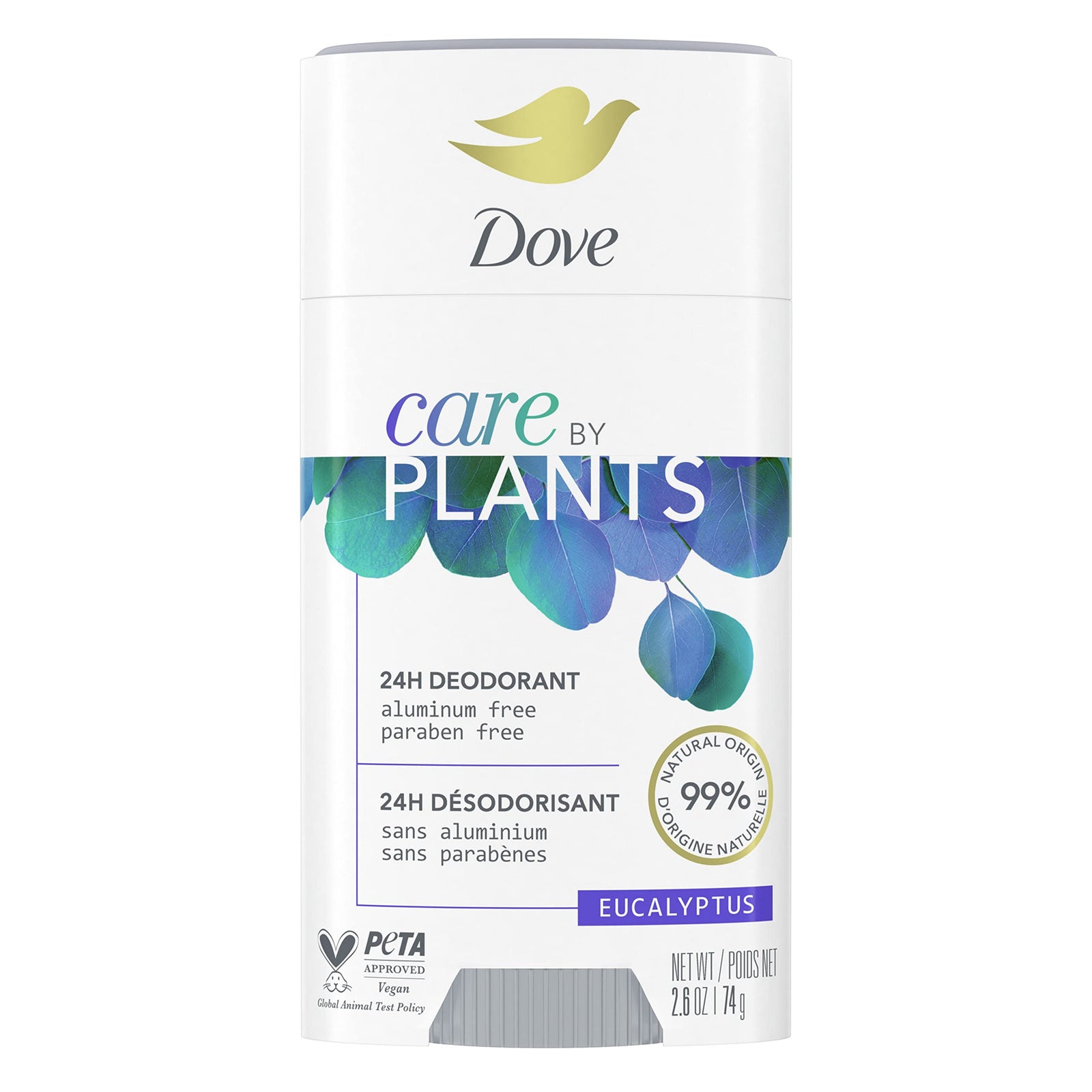 Dove Care By Plants Eucalyptus 24h Deodorant Stick 74g