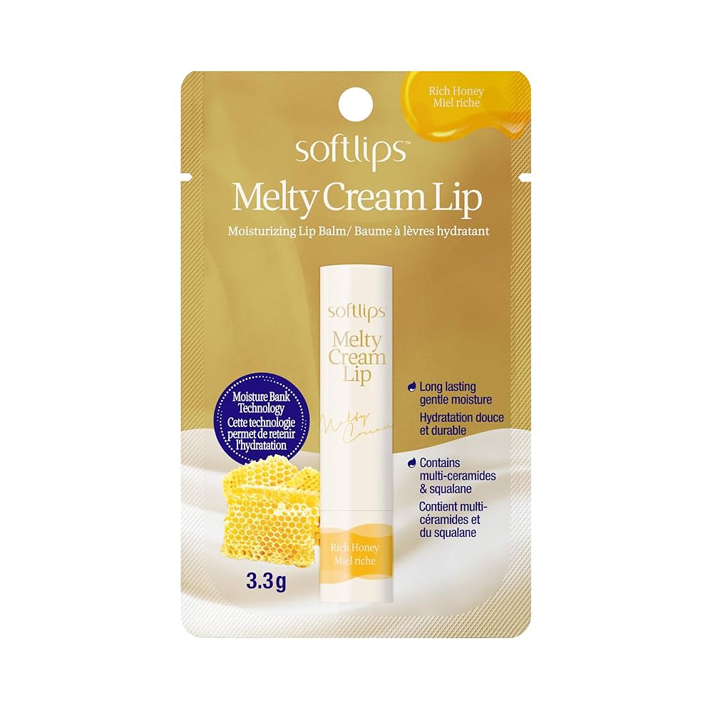 Softlips Melty Cream Lip Rich Honey Lip Balm 3.3g