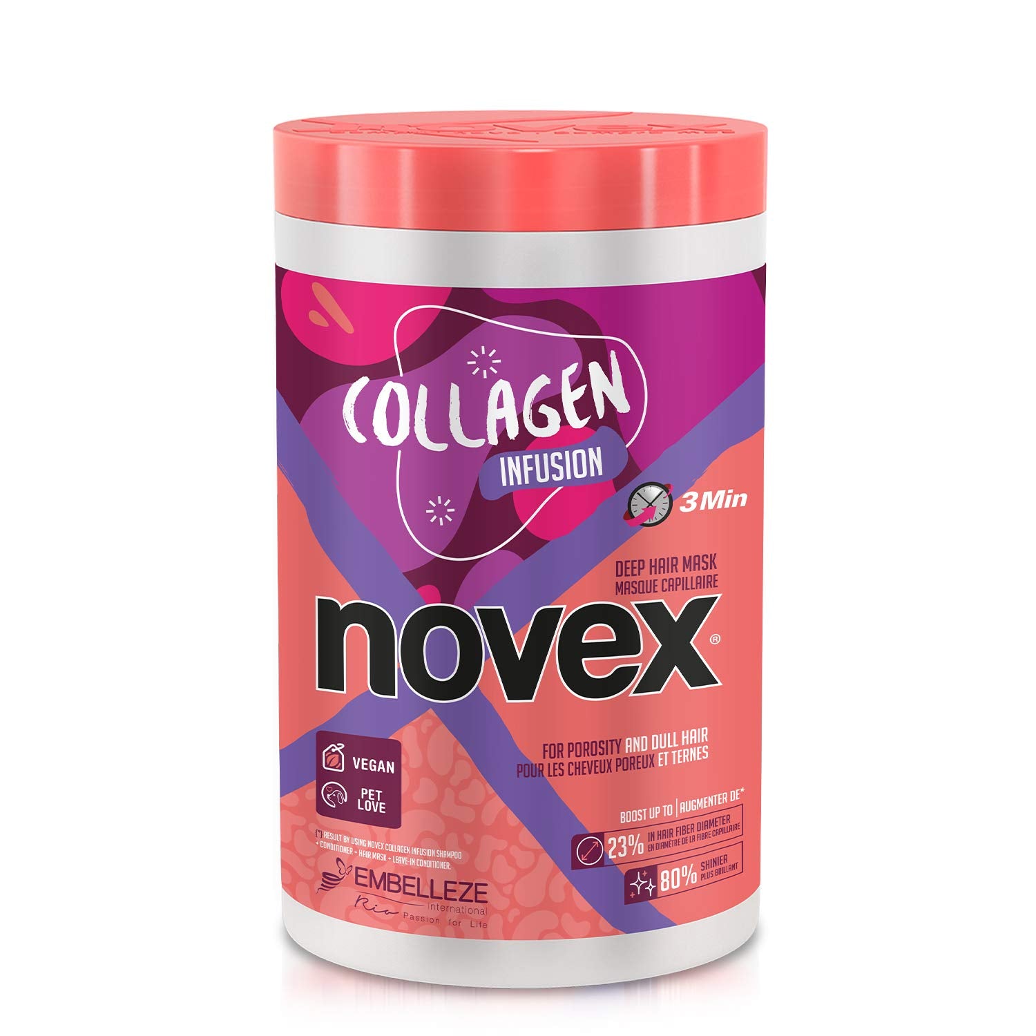 Novex Collagen Infusion 3 Min Deep Hair Mask 400g