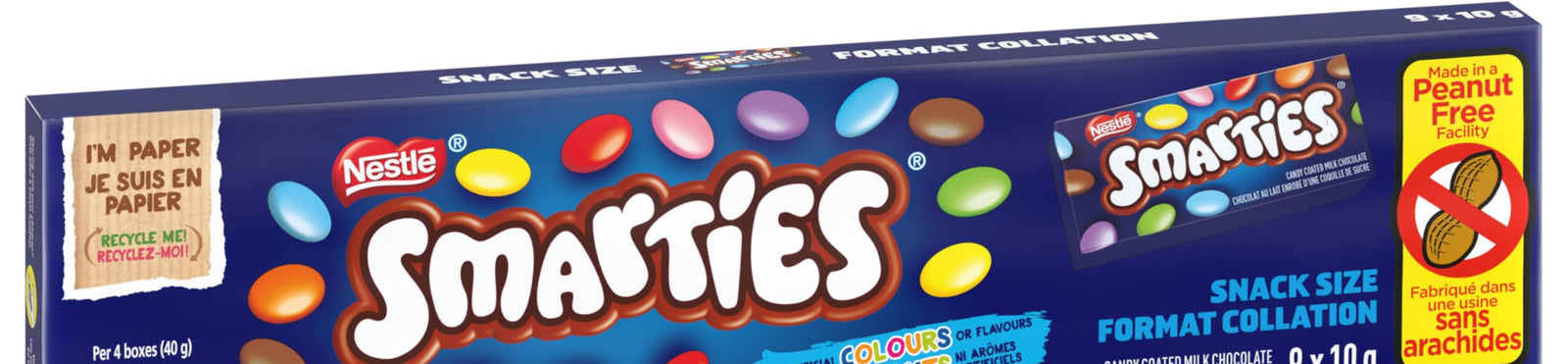 Nestle Smarties Snack Size Format Collation 8 x 10g