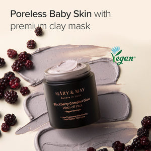 Mary&May Blackberry Complex Glow Wash Off Pack (30g/125g)