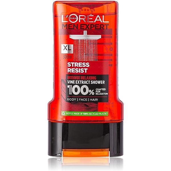 L'oreal Men Expert Stress Resist Relaxing Body Face Hair Wash 300ml