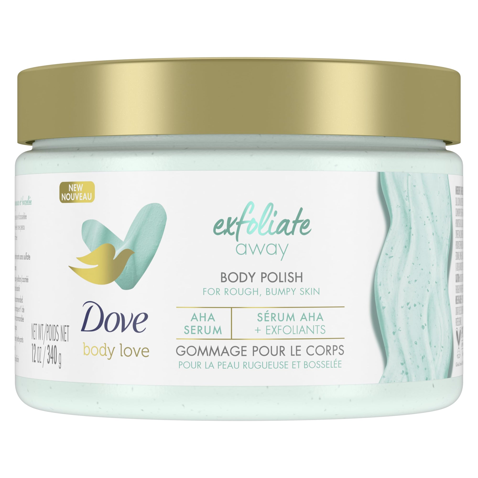 Dove Body Love Exfoliate Away Body Polish 340g