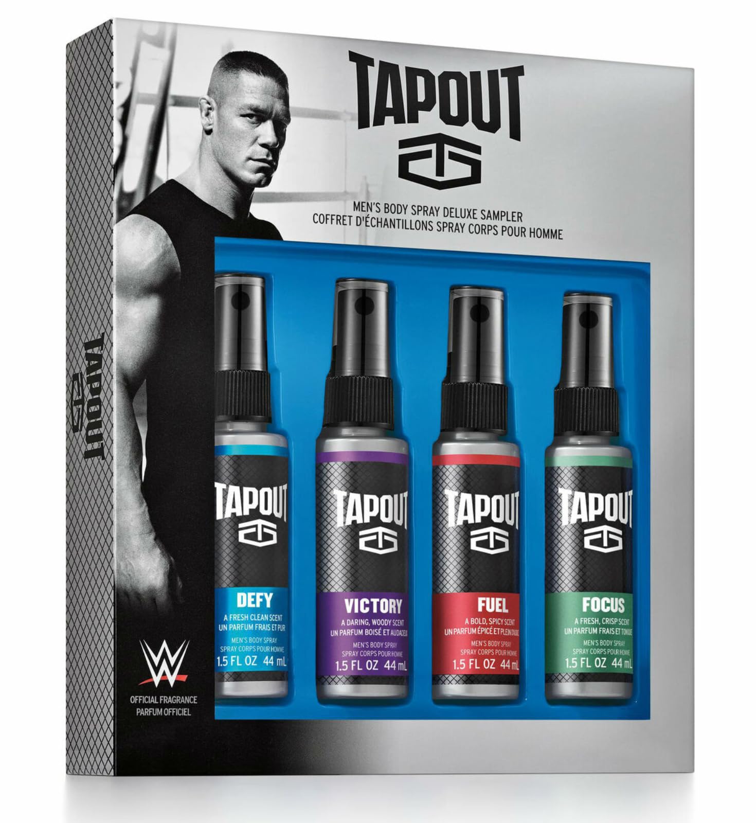 Tapout Men's Body Spray 4pc Set x 44mL Men