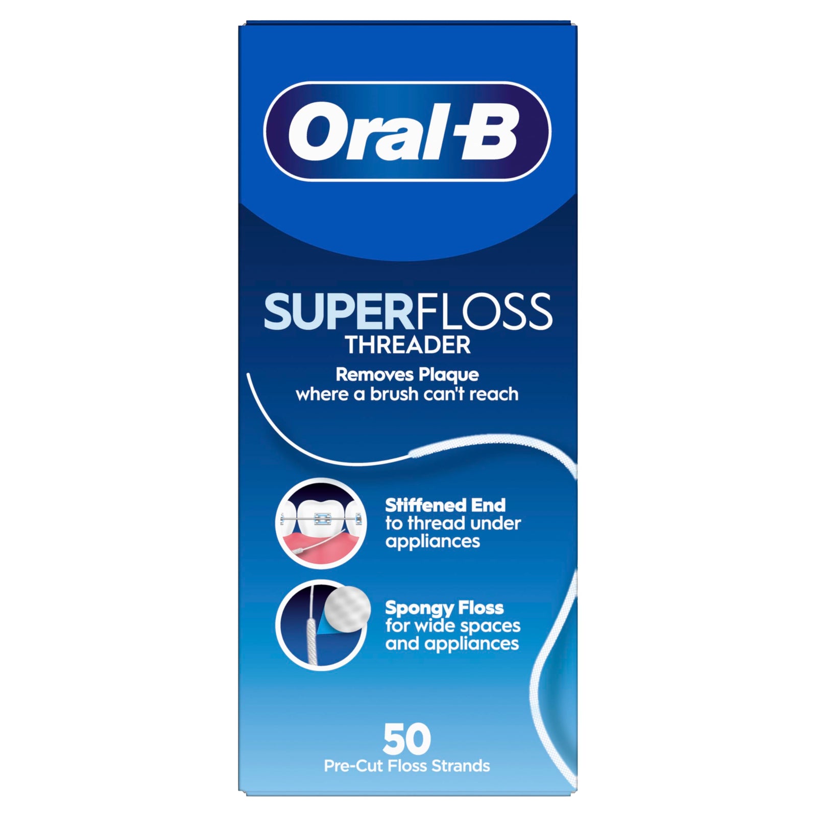 Oral-B Super Floss – 50 Pre-Cut Floss Strands