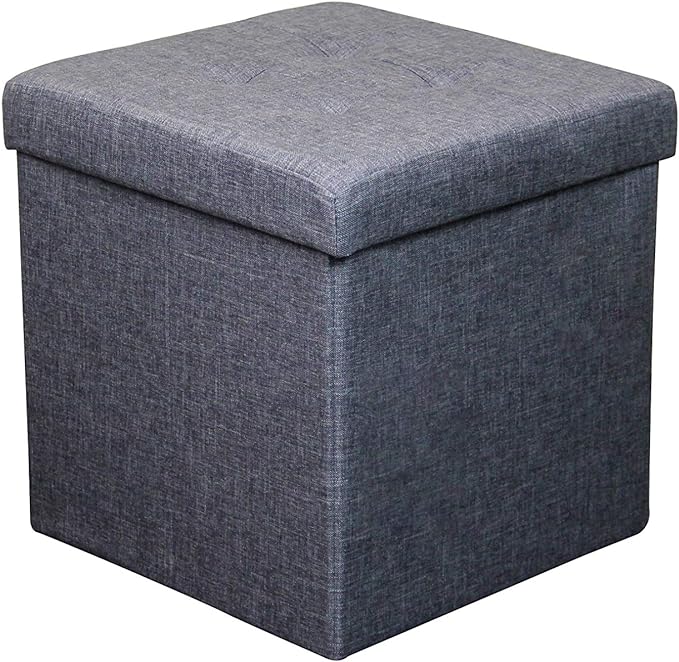 Harmony Kitchen + Home Folding Ottoman with Storage - CURBSIDE PICK UP ONLY