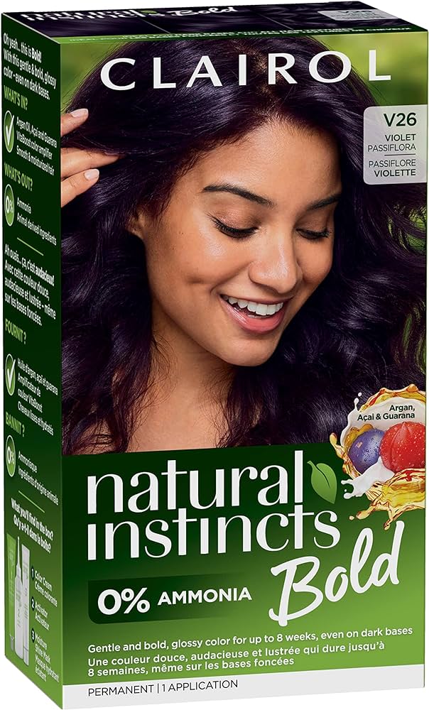 Clairol Natural Instincts Bold Hair Colour, V26 Violet