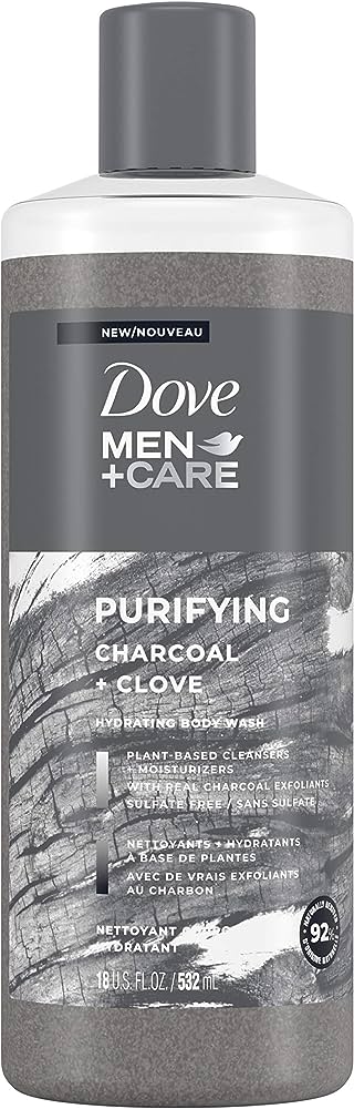 Dove Men Care Purifying Charcoal + Clove Hydrating Body Wash 532ml