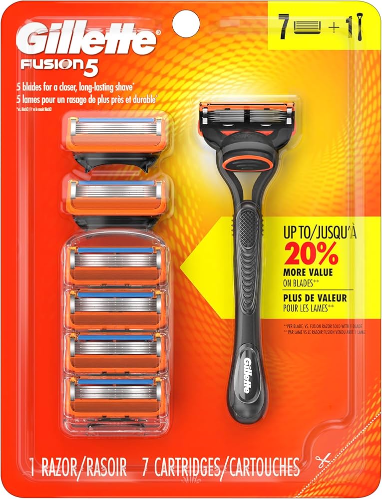 Gillette Fusion5 1 Razor 7 Cartridges