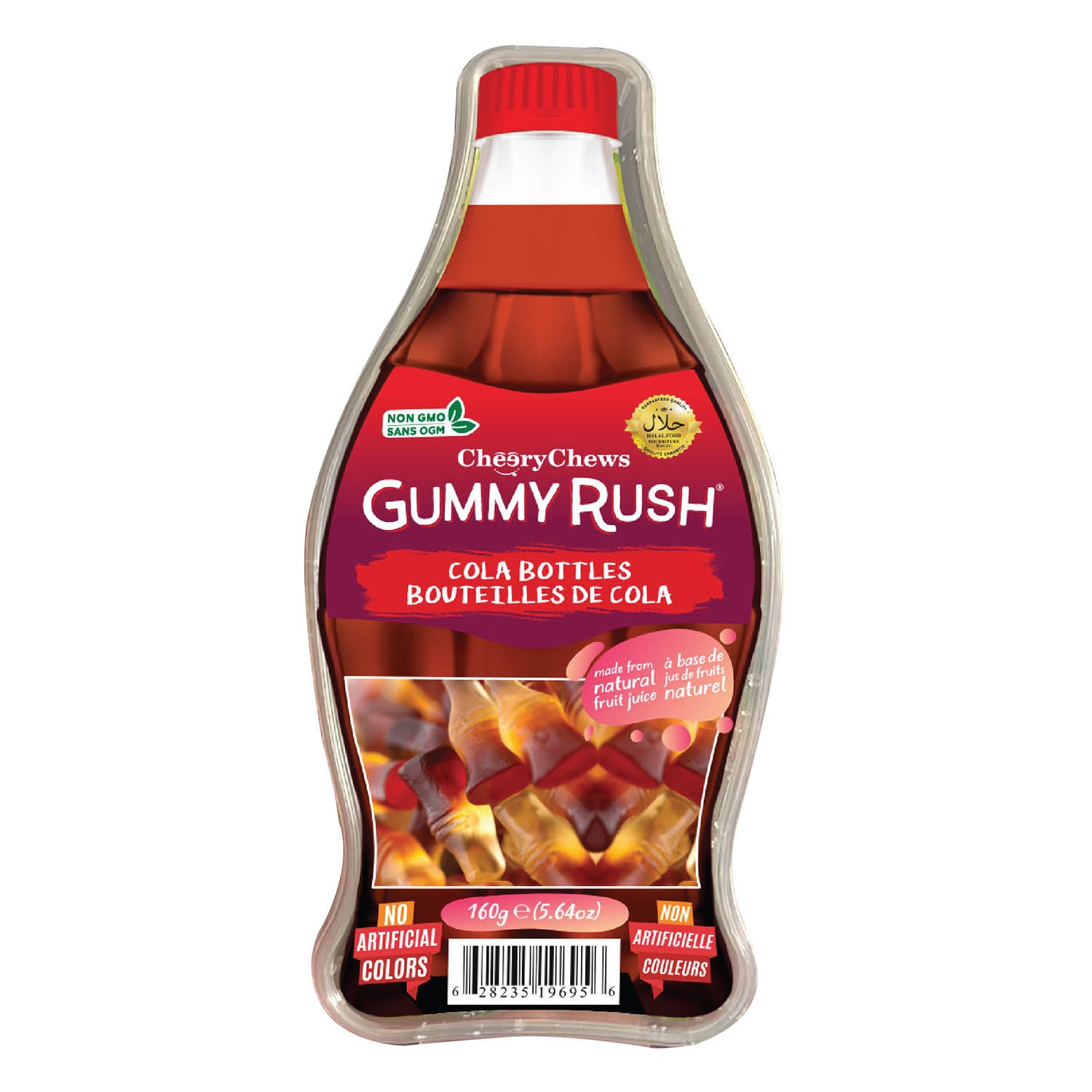 Gummy Rush 160g - Cola Bottles Reusable Tub