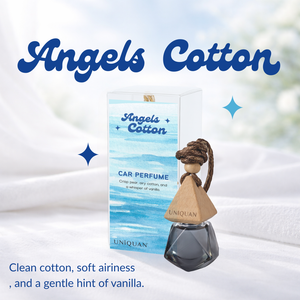 UNIQUAN Wooden Hanging Car Perfume (7ml) (4 scents)