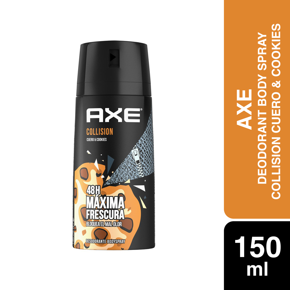 Axe Deodorant Bodyspray Collision Cuero + Cookies 150ml