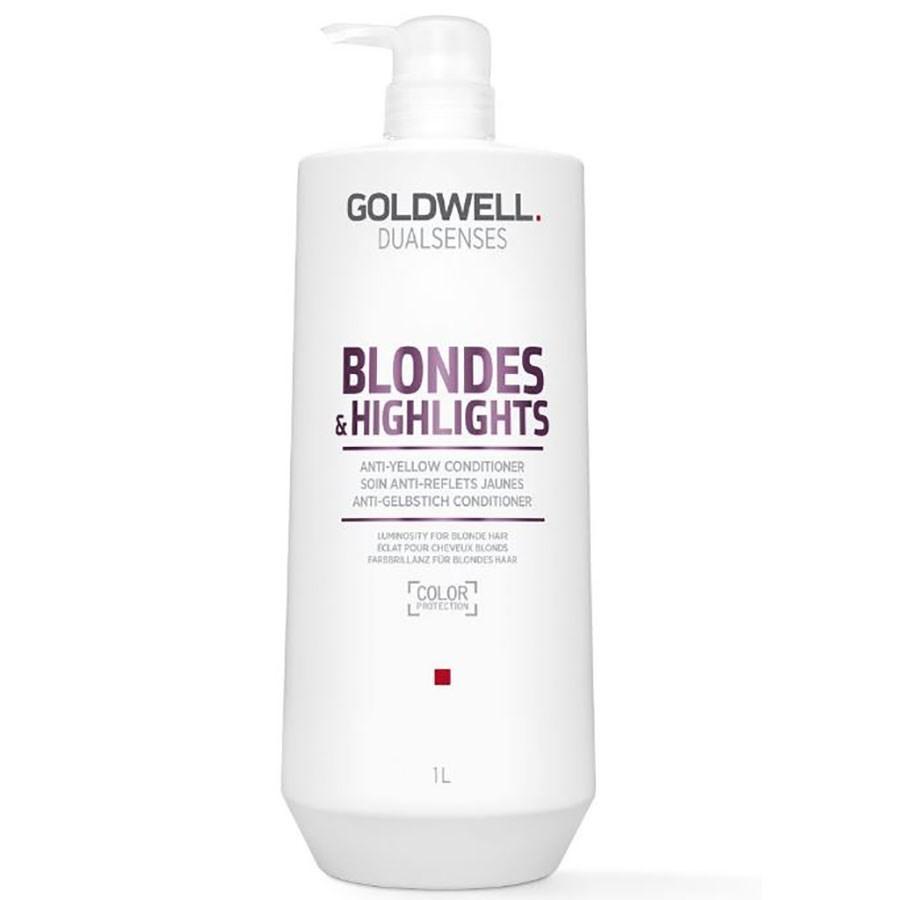 Goldwell Dualsenses Blondes & Highlights Anti-Yellow Conditioner 1L (CURBSIDE PICKUP ONLY)