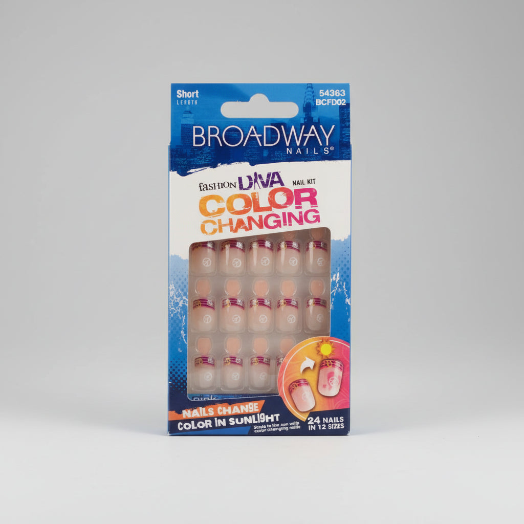 Broadway Nails Fashion Accessories Press-On Nails - 24 Nails