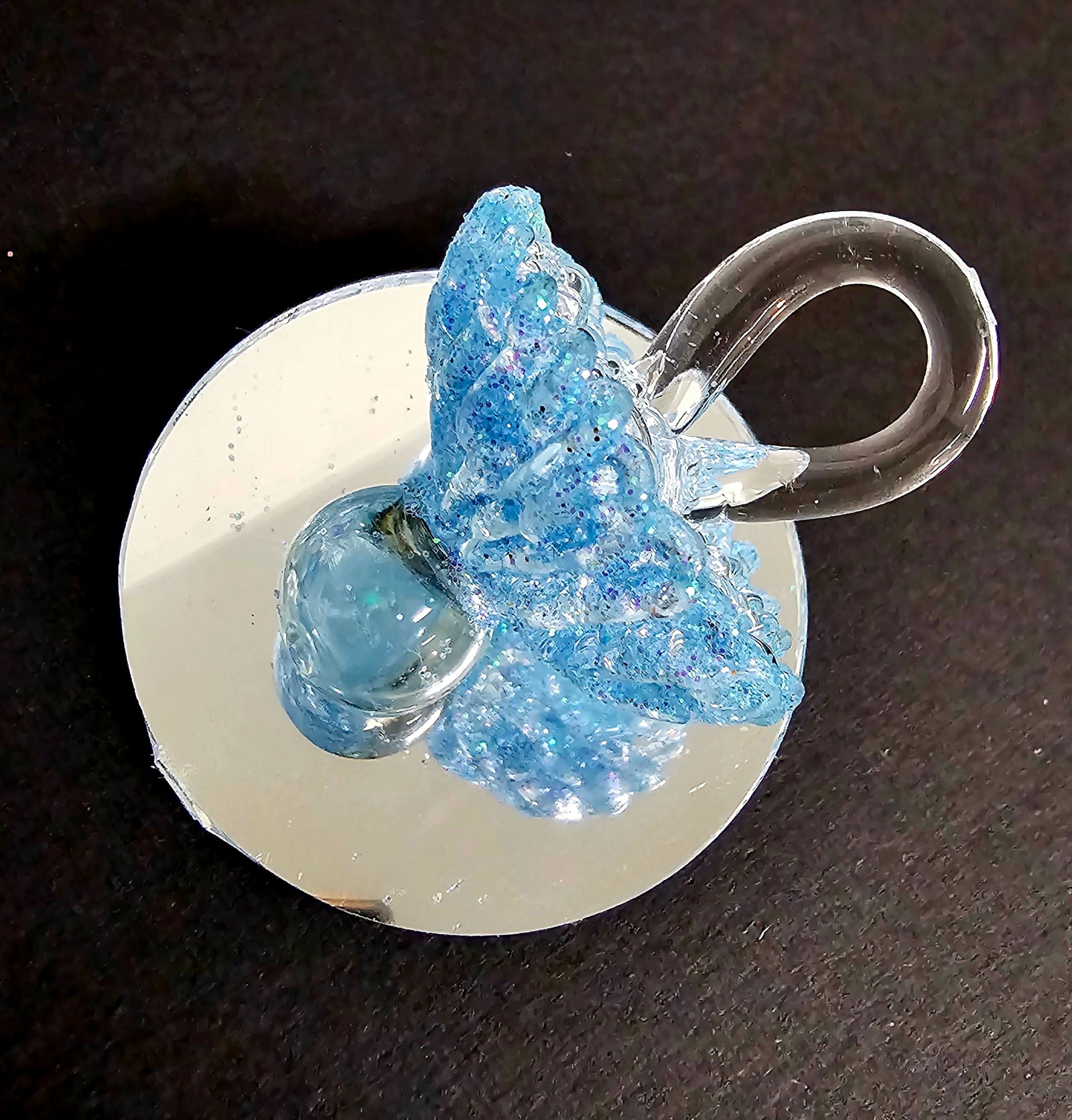 Crystal Figurines - Blue Pacifier