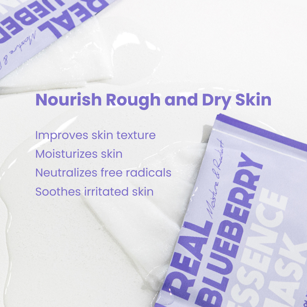 Farmstay Real Blueberry Essence Mask (1 pc)