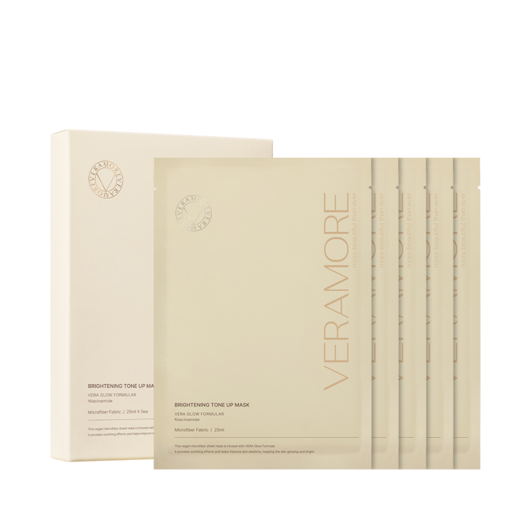 Veramore Brightening Tone Up Mask 5 Sheets