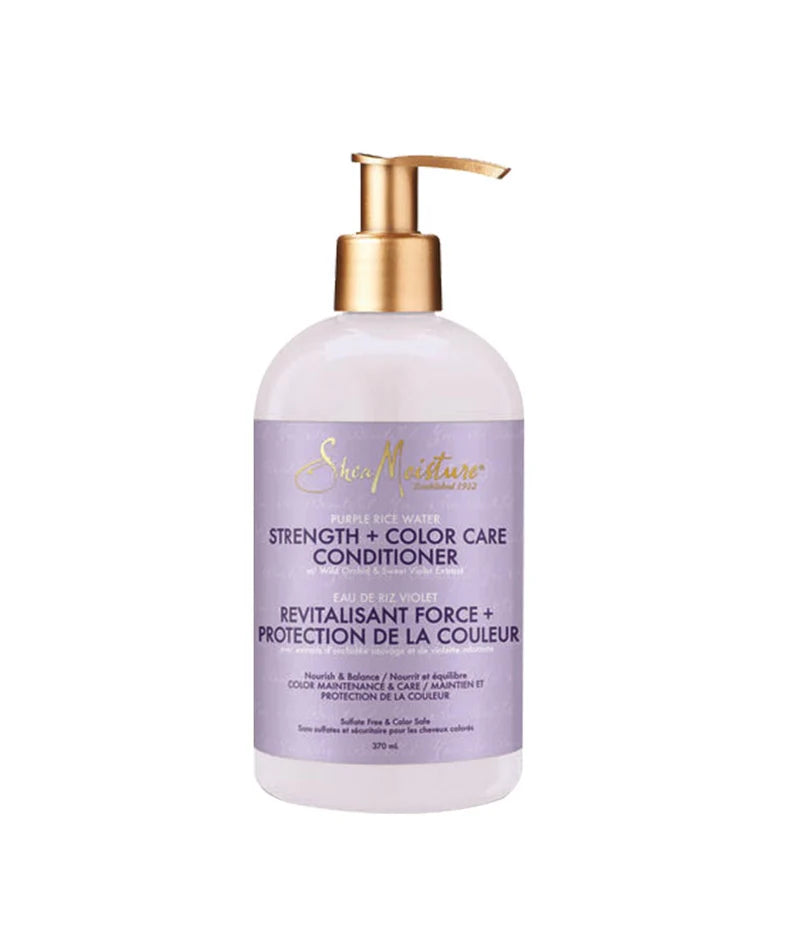 SheaMoisture Purple Rice Water Strength + Color Care Conditioner 370ml