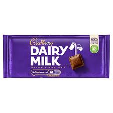 Cadbury Dairy Milk Bar 180g (Horizontal Bar)