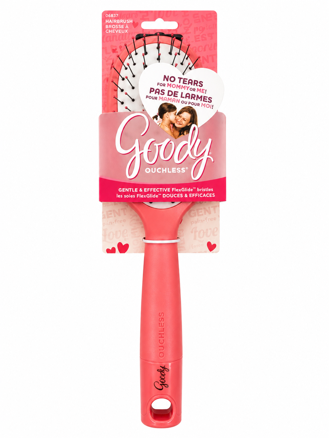 Goody Ouchless Gentle & Effective FlexGlide Bristles Hairbrush 08837