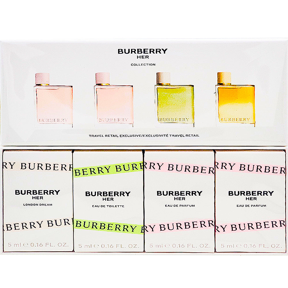 Burberry Her Miniature Collection 4pc Set x 5ml