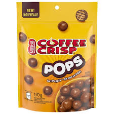 Nestle Coffee Crisp Pops 170g Snack Pouch