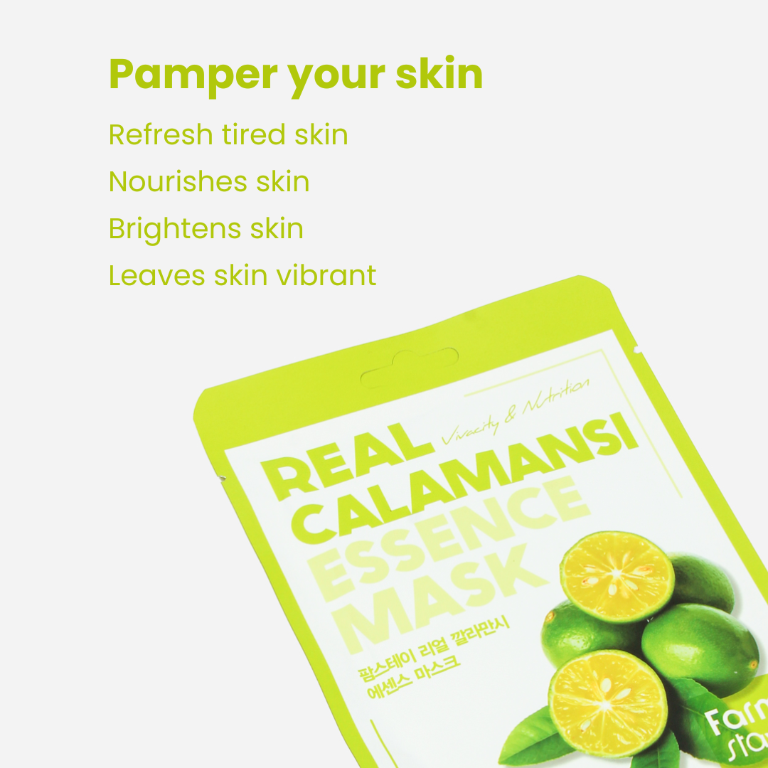 Farmstay Real Calamansi Essence Mask (1 pc)