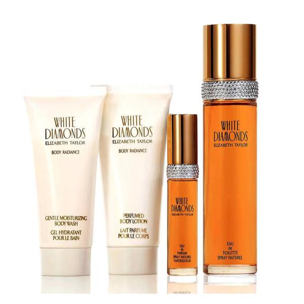 Elizabeth Taylor White Diamonds 4pc Set 100mL EDT Women