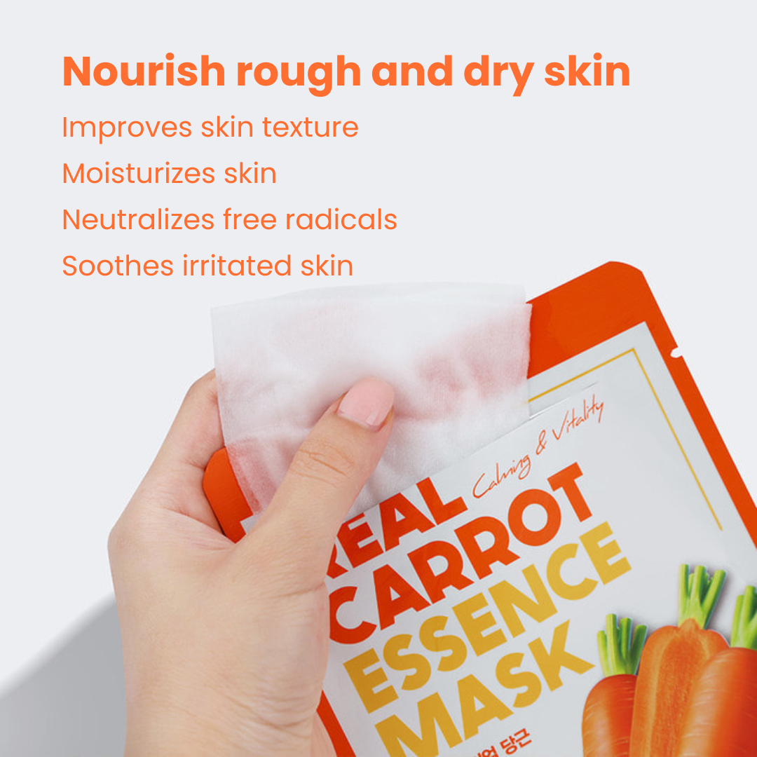 Farmstay Real Carrot Essence Mask  (1 pc)