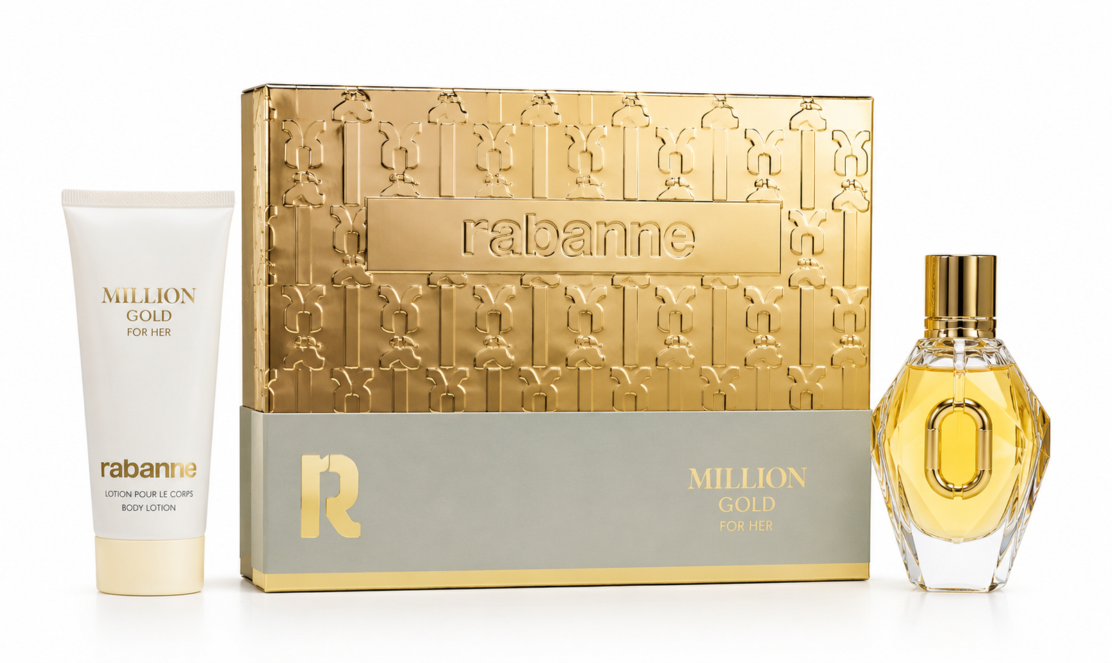 Paco Rabanne Million Gold For Her 2pc Set 50ml Edp