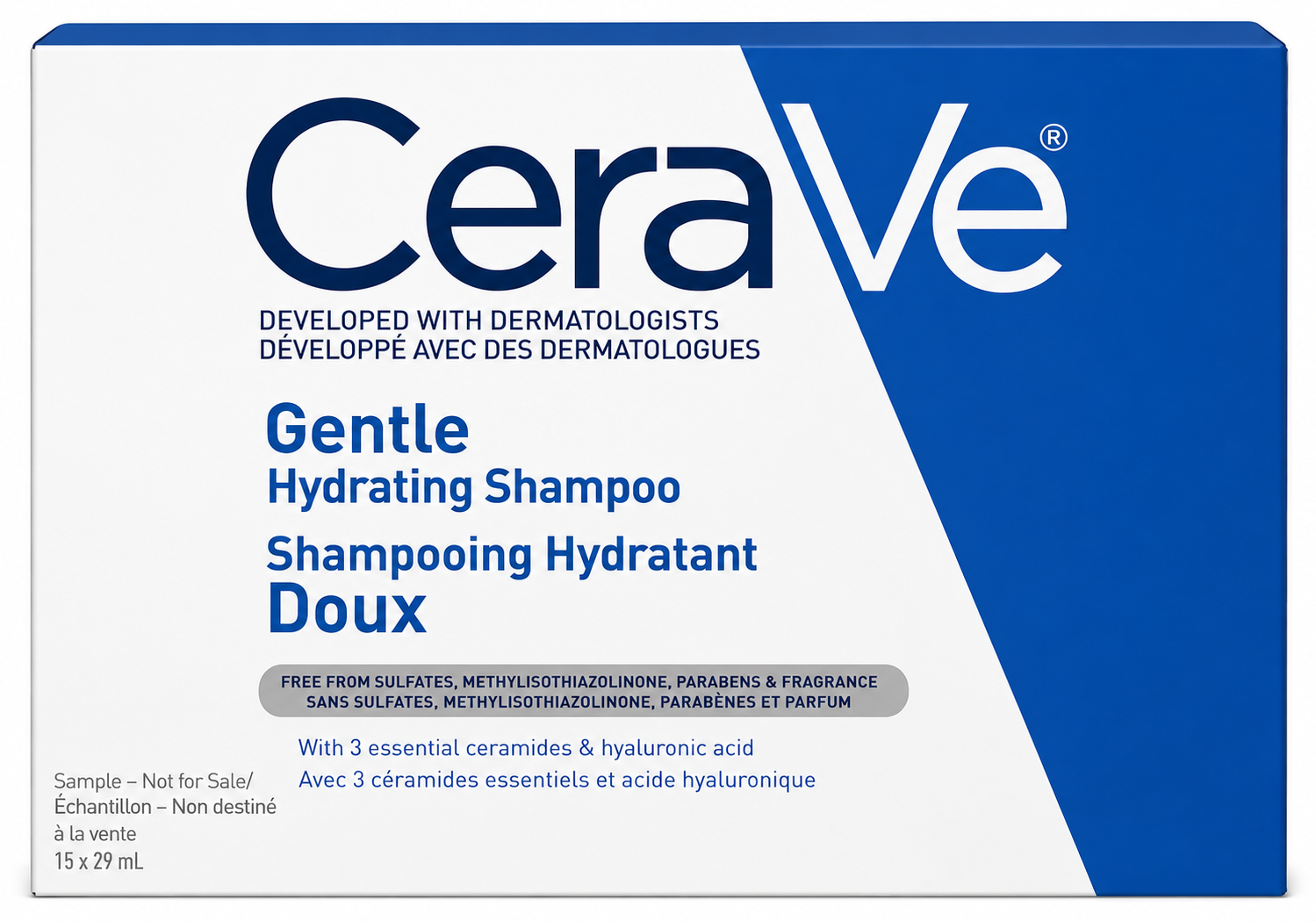 CeraVe Gentle Hydrating Shampoo 15 × 29ml