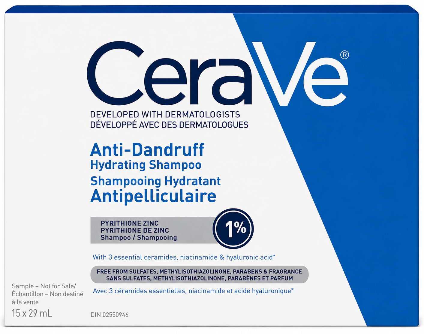 CeraVe Anti-Dandruff Shampoo 15 × 29ml