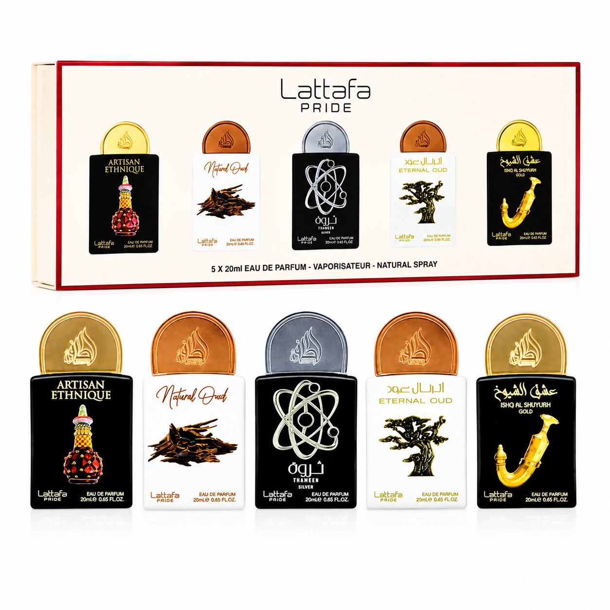 Lattafa Pride 5 × 20ml EDP Collection Gift Set No. 2