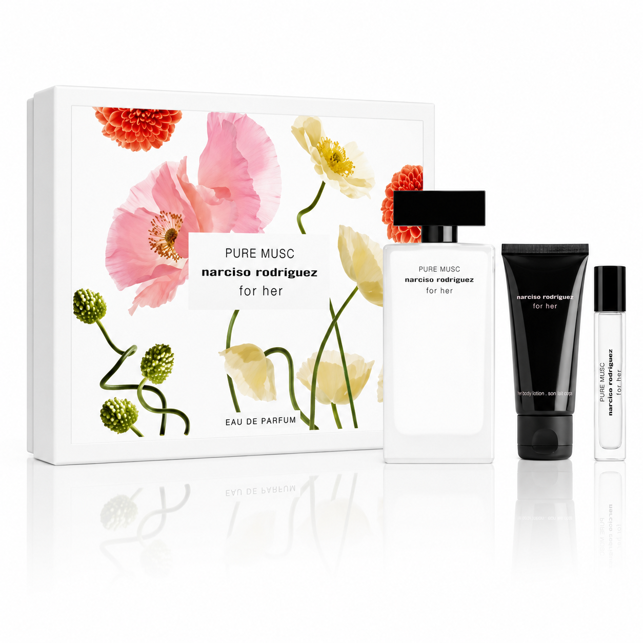 Narciso Rodriguez Pure Musc 3pc Set 100ml Edp Women