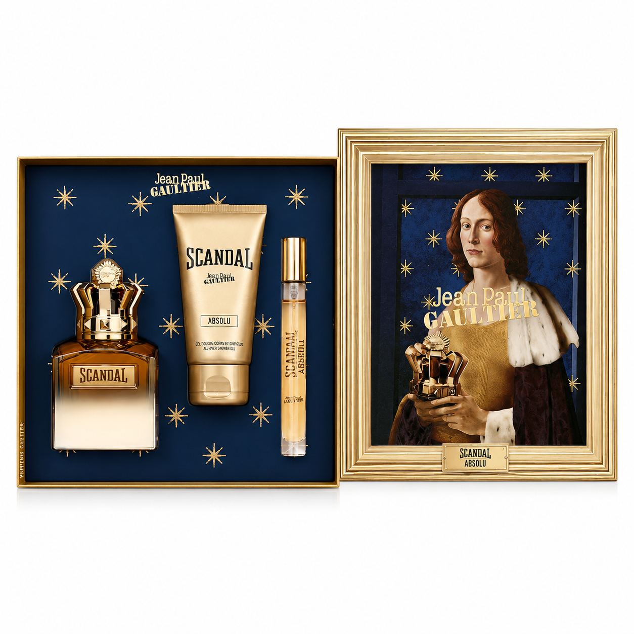 Jean Paul Gaultier Scandal Absolu 3pc Set 100ml Parfum Men