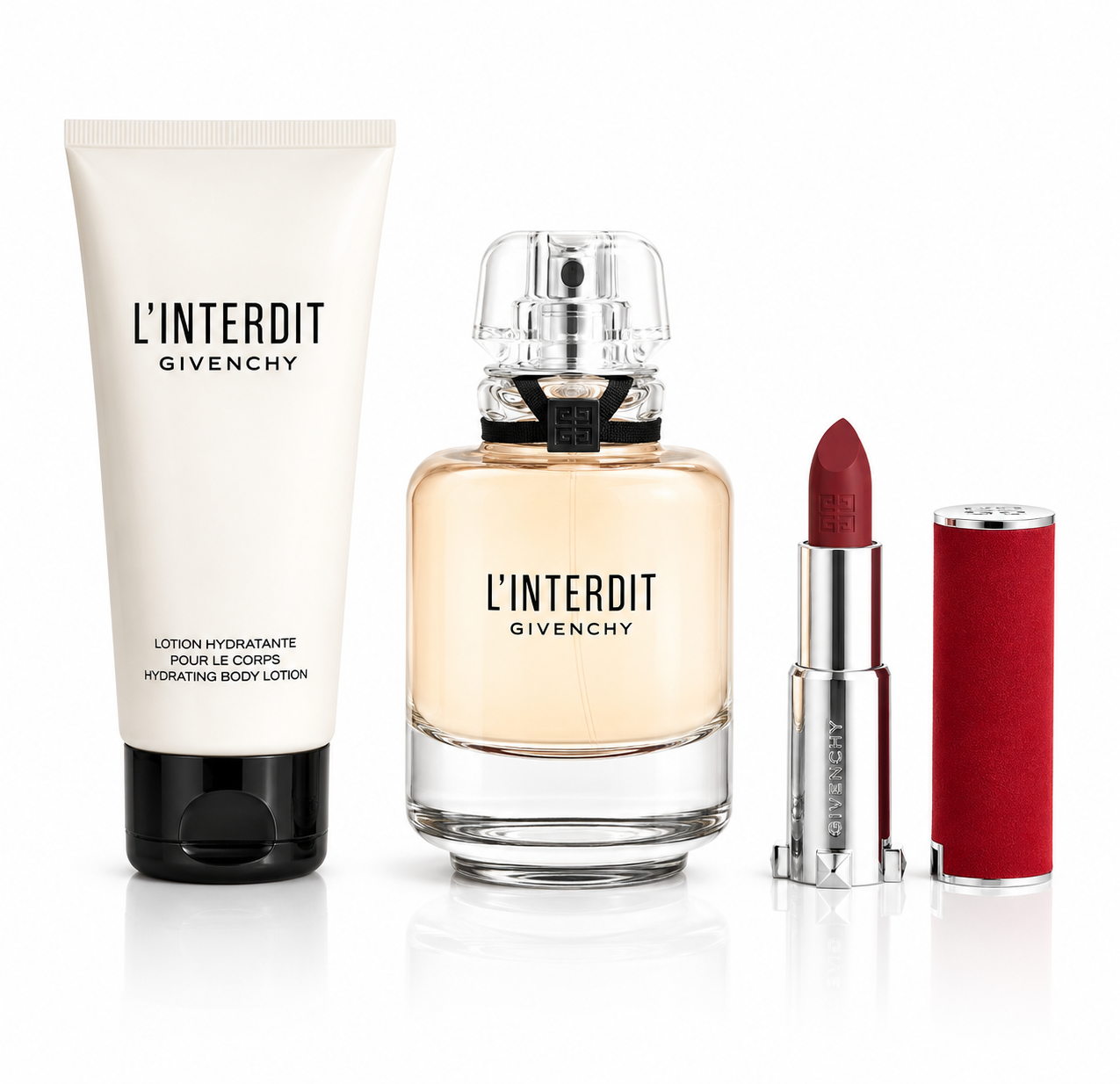 Givenchy L'Interdit 3pc Set 80ml EDP Women (w/ Lipstick)