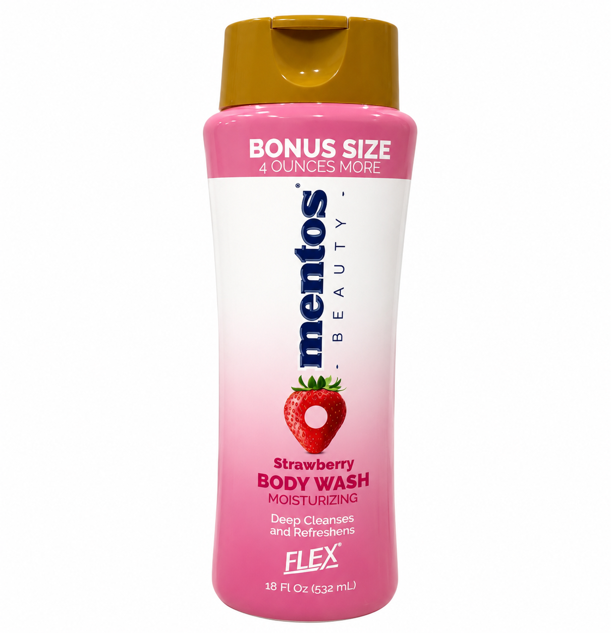Mentos Beauty Strawberry Body Wash 532ml (CURBSIDE PICK UP ONLY)