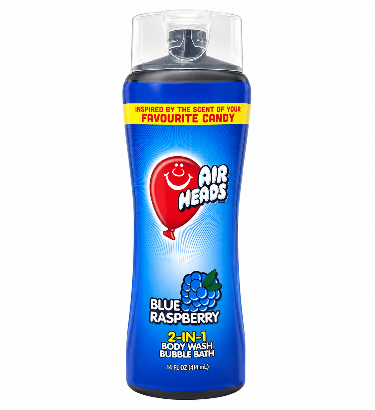 Airheads Blue Raspberry 2-in-1 Body Wash + Bubble Bath 414ml (CURBSIDE PICK UP ONLY)