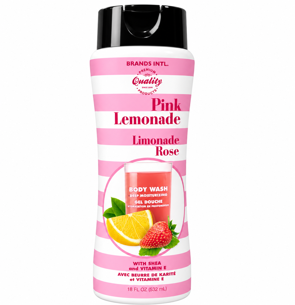 Brands International Pink Lemonade Deep Moisturizing Body Wash 532ml (CURBSIDE PICK UP ONLY)