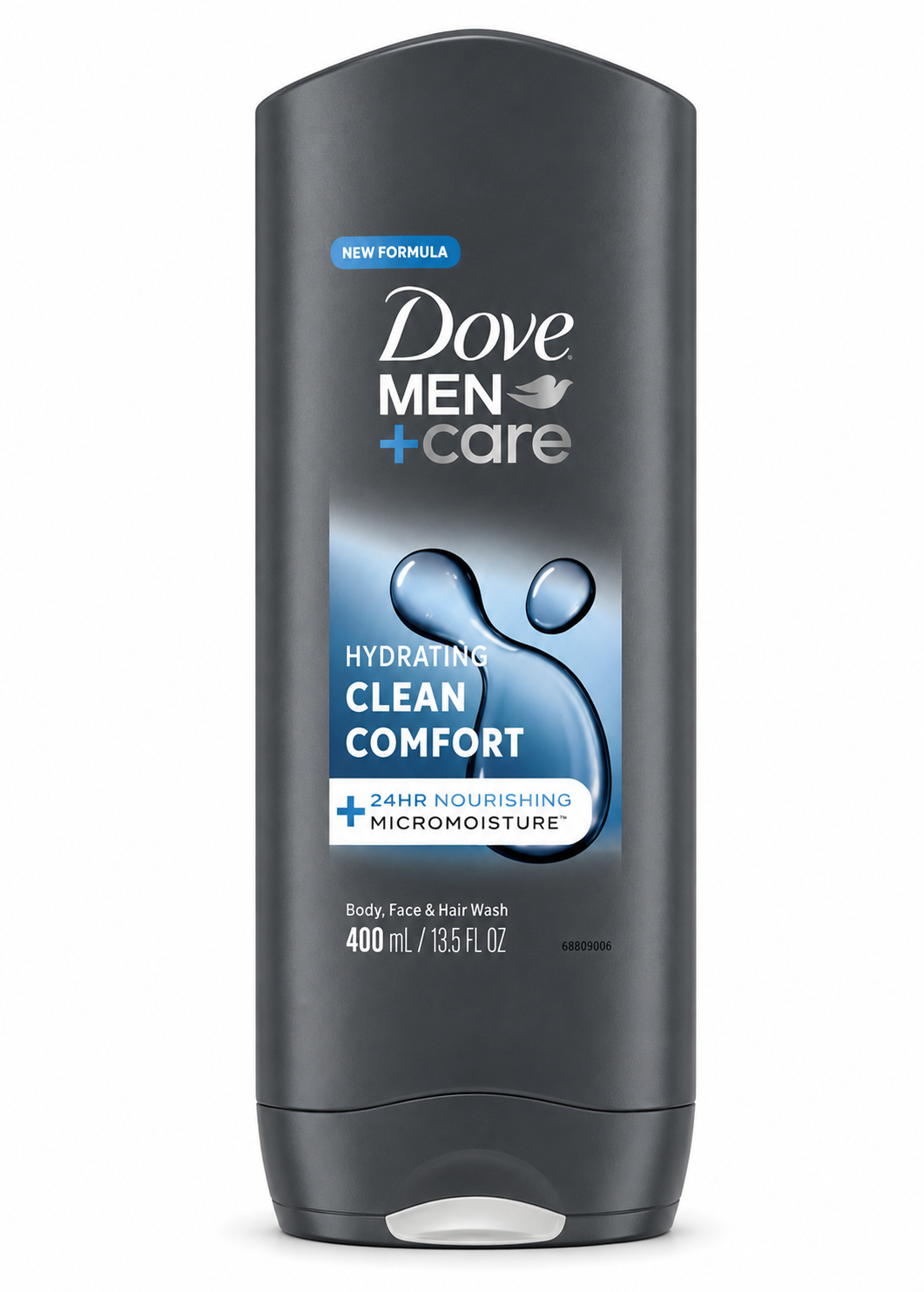 Dove Men+Care Hydrating Clean Comfort Body, Face & Hair Wash 400ml