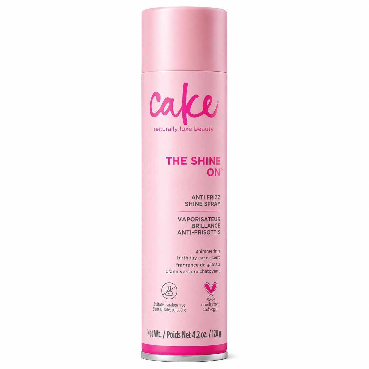 Cake Beauty The Shine On Anti-Frizz Shine Spray 120g