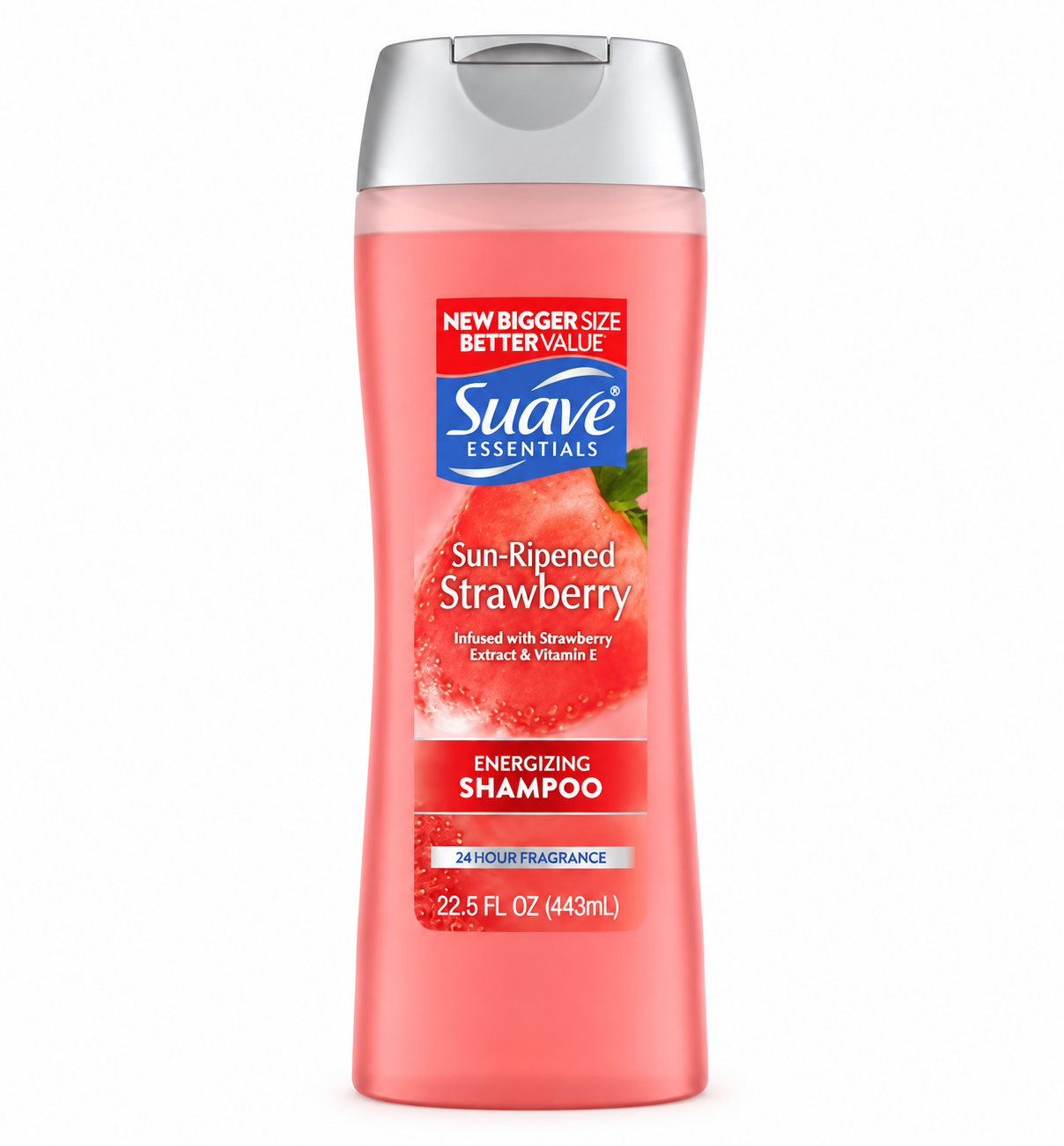 Suave Essentials Sun-Ripened Strawberry Energizing Shampoo 443ml